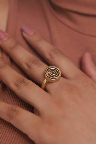 Spiral ring