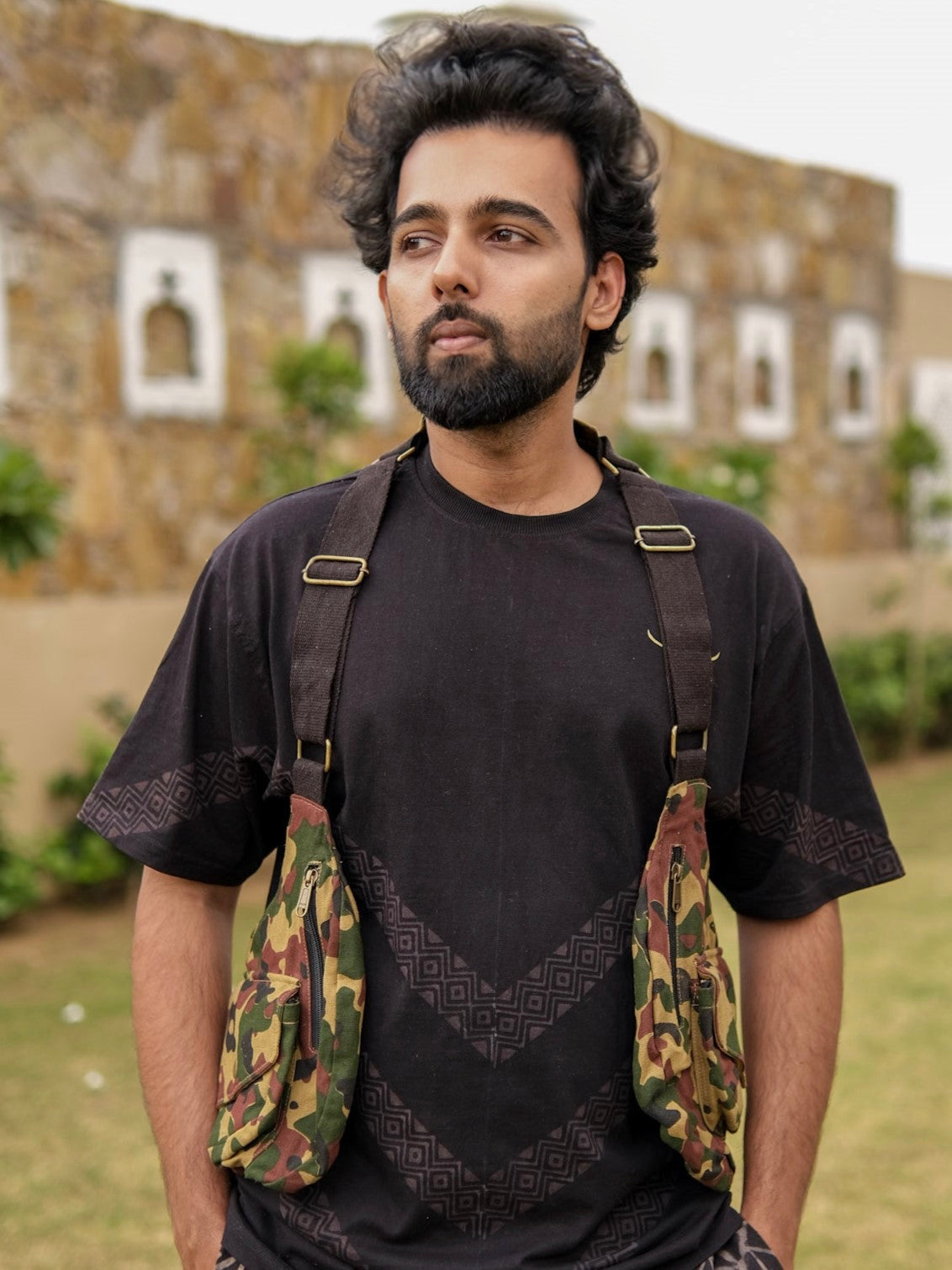 Velora Camouflage  Festival Bag