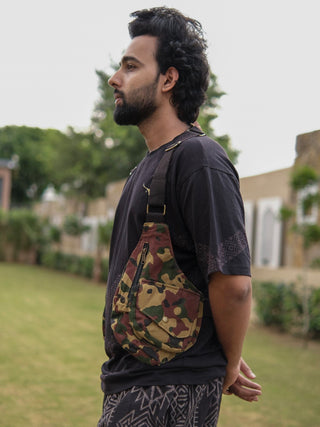 Velora Camouflage  Festival Bag