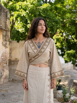 Naaya Wrap Top