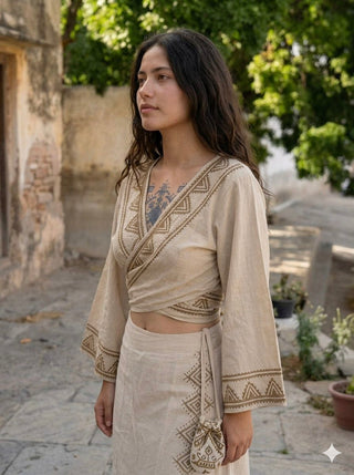 Naaya Wrap Top