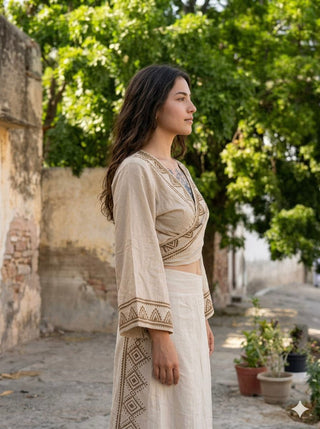 Naaya Wrap Top