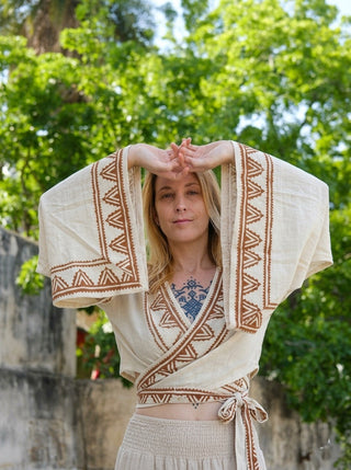 Naaya Wrap Top