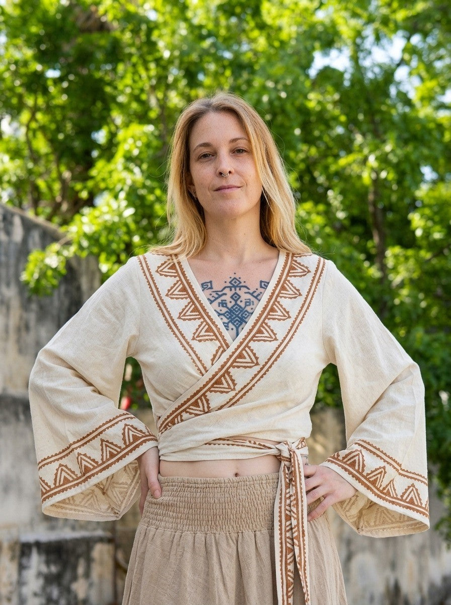 Naaya Wrap Top