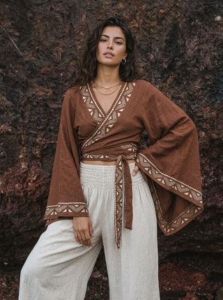 Iwakuni Wrap top