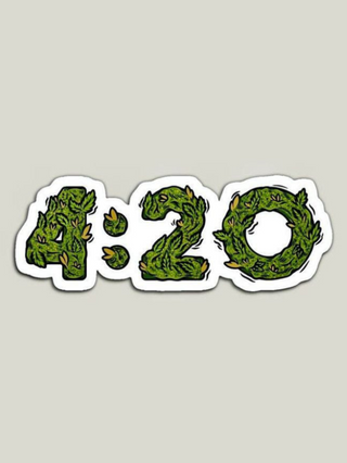 420 Cannabis Sticker