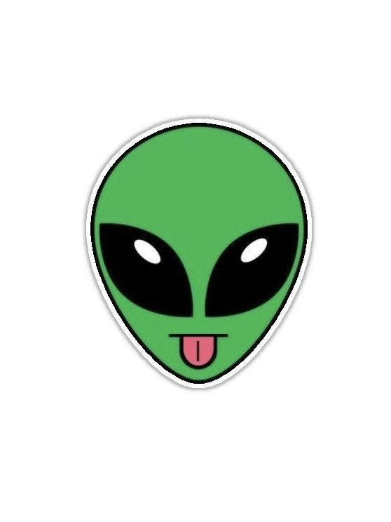 Green Martians Sticker