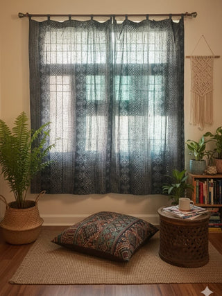 Aranya Blockprint Curtain