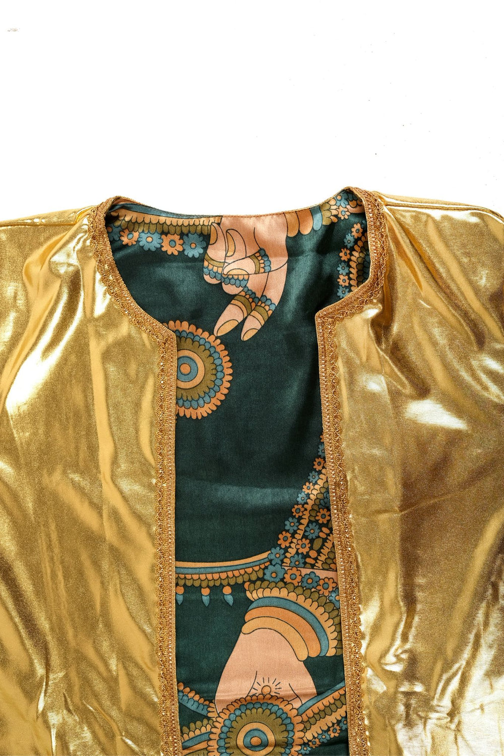 sara  gold kimono