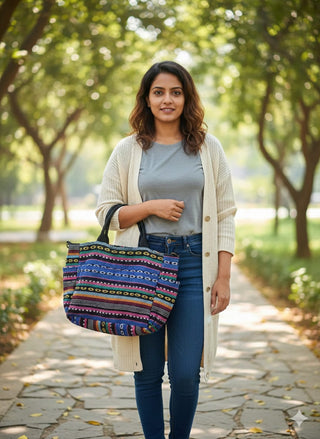 Naya Boho Tribal Tote Bag