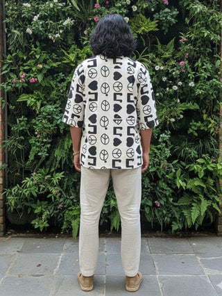 TribeScript Unisex Boho Kimono