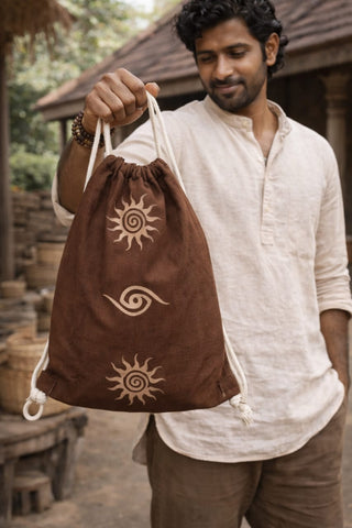 Saanjh Drawstring Bag