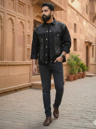 Arka Tribal Panel Jacket
