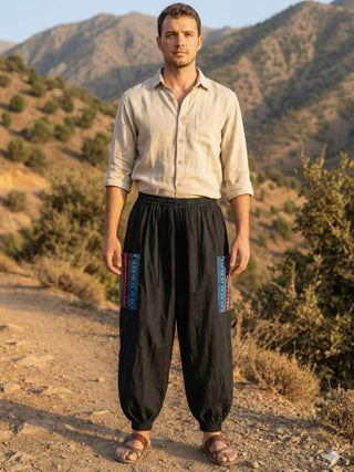 Gypsy Trail Haremshose mit Taschen