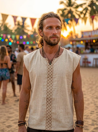 Nomad Sand Slub Vest