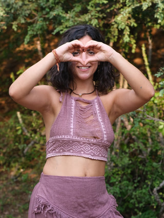 Akino Crop Top - Crystal Heal