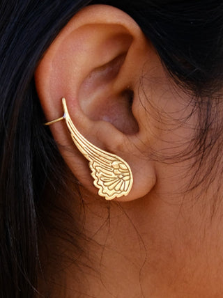 Angel Wings Ear cuffs - Crystal Heal