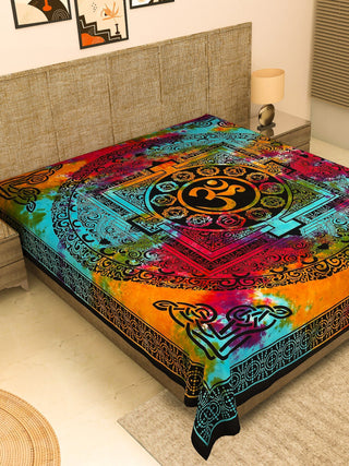 Aum yantra Bed sheet - Crystal Heal