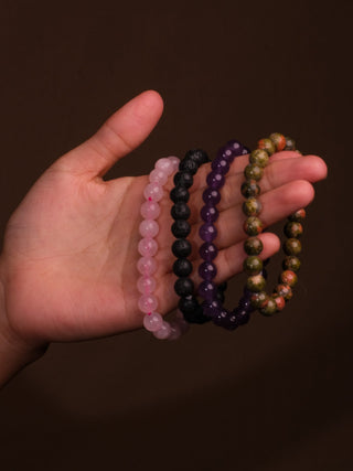 Auric Gemstone Beads Bracelet - Crystal Heal