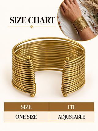 Coil Cuff Bracelet