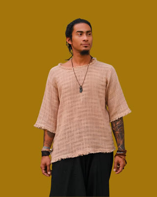 Baggy Knit T-shirt - Crystal Heal