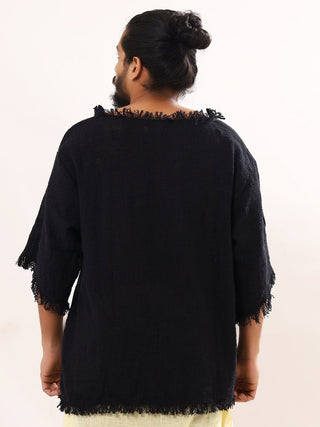 Baggy Knit T-shirt - Crystal Heal