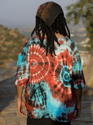 Baggy Tie - Dye T-shirt - Crystal Heal