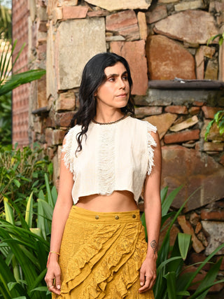 Barkha Crop Top - Crystal Heal