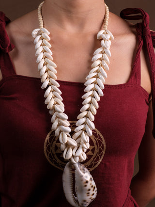 Bhadra shell Necklace - Crystal Heal