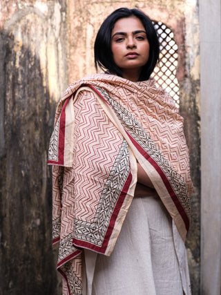 Blockprint Shawl - Crystal Heal