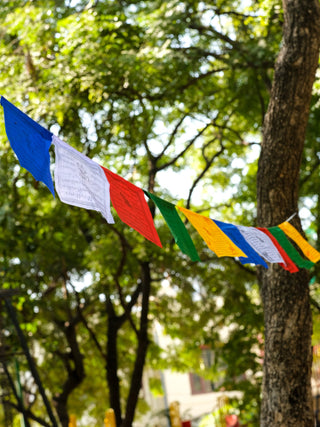 Buddhist Prayer flag - Crystal Heal