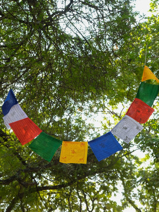 Buddhist Prayer flag - Crystal Heal