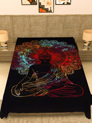 Budha Bed sheet - Crystal Heal