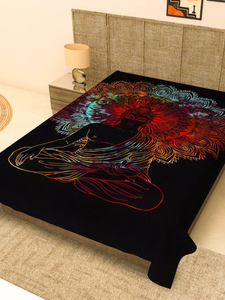 Budha Bed sheet - Crystal Heal