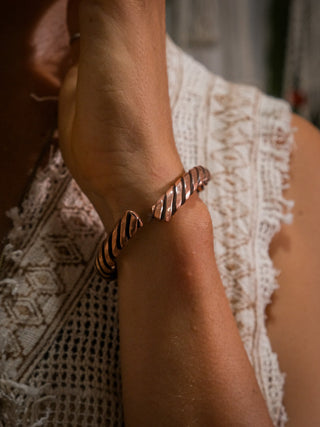 Copper Twist Bracelet - Crystal Heal