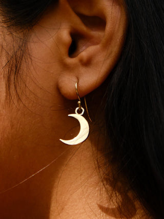 Crescent Earring - Crystal Heal