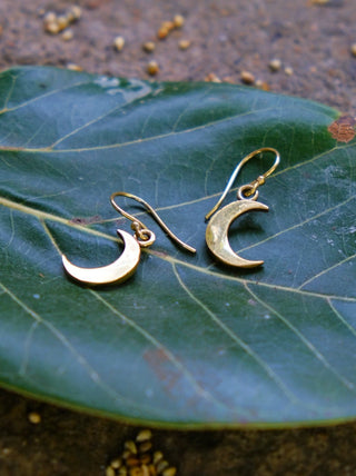 Crescent Earring - Crystal Heal