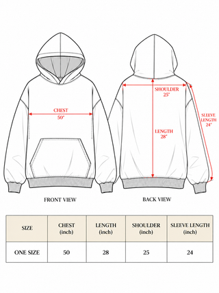 Maze Earth Printed Hooded Sweatshirt