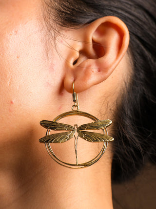 Dragonfly earrings - Crystal Heal