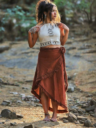 Earthling Wrap Skirt - Crystal Heal