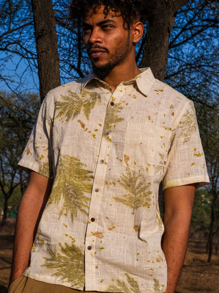 Eco print shirt - Crystal Heal