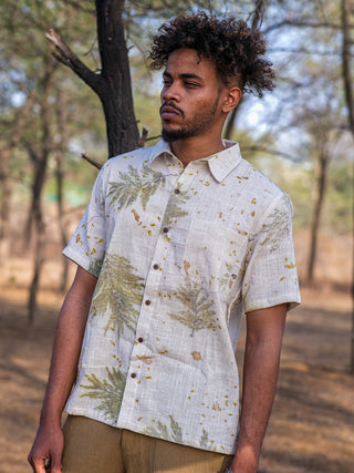 Eco print shirt - Crystal Heal