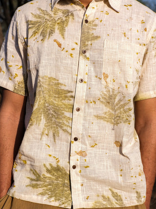 Eco print shirt - Crystal Heal