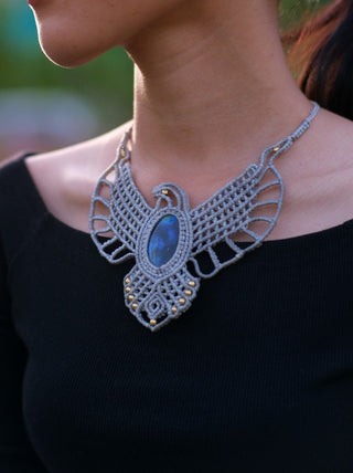 Falcon Necklace - Crystal Heal