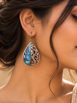 Neelra Filigree Drop Earrings