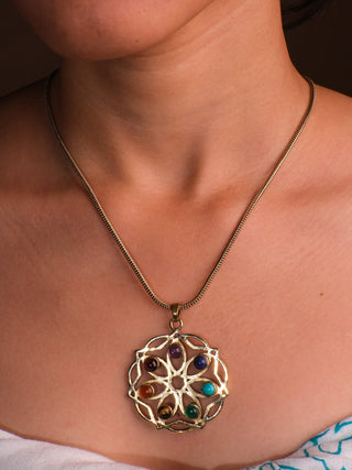 Flower chakra Necklace - Crystal Heal