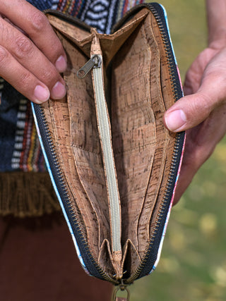 Fluid Cork Clutch Wallet - Crystal Heal