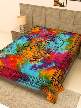 Ganesha Bed sheet - Crystal Heal