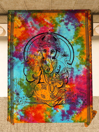 Ganesha Bed sheet - Crystal Heal