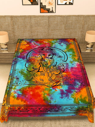 Ganesha Bed sheet - Crystal Heal